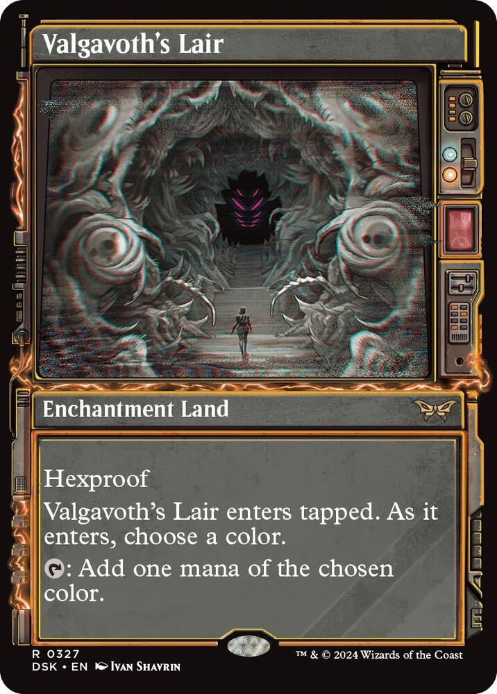 Valgavoths Lair Showcase (Duskmourn: House of Horror)  - Foil