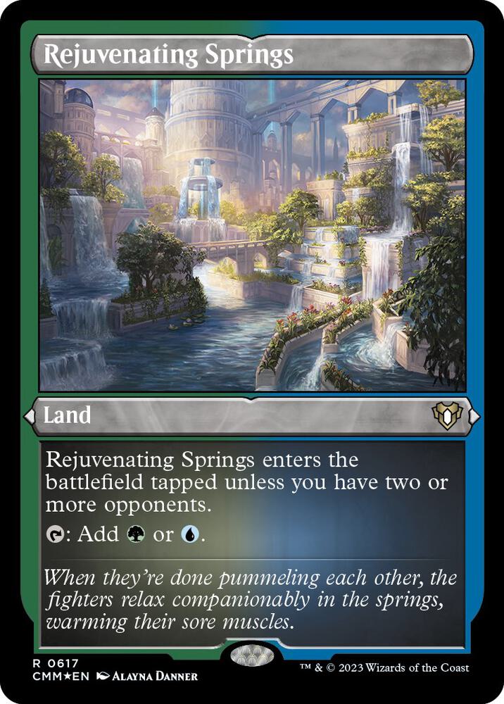 Rejuvenating Springs Foil Etched (Commander Masters)  - Foil