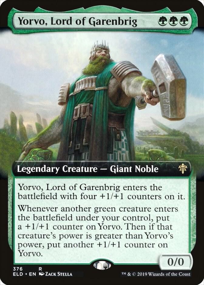 Yorvo Lord of Garenbrig Extended Art (Throne of Eldraine) 
