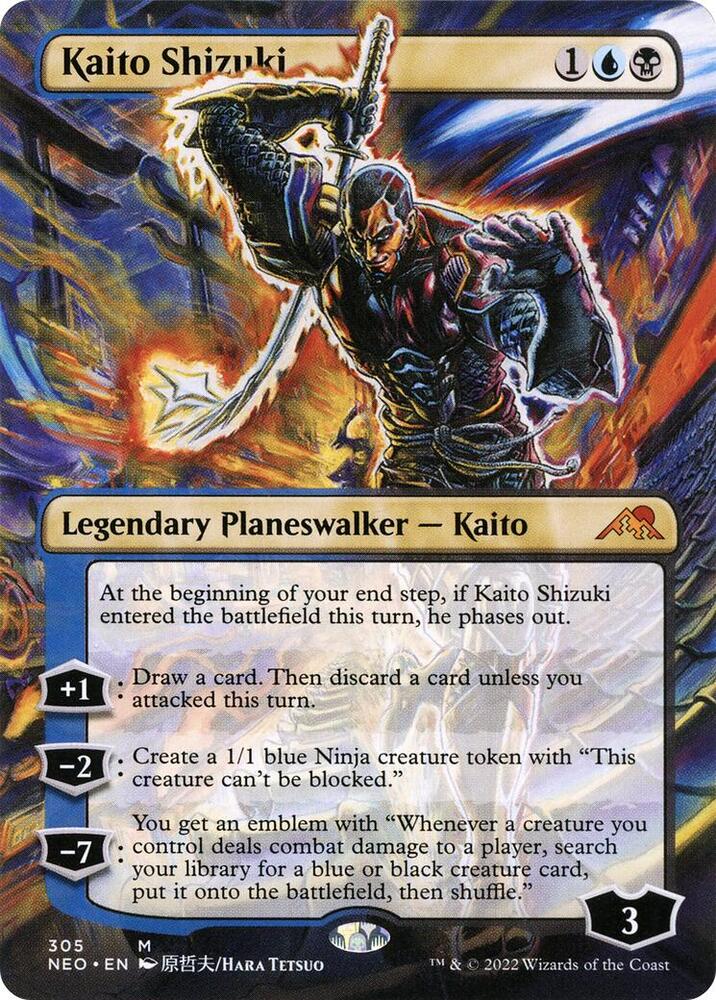 Kaito Shizuki Borderless (Kamigawa: Neon Dynasty) 