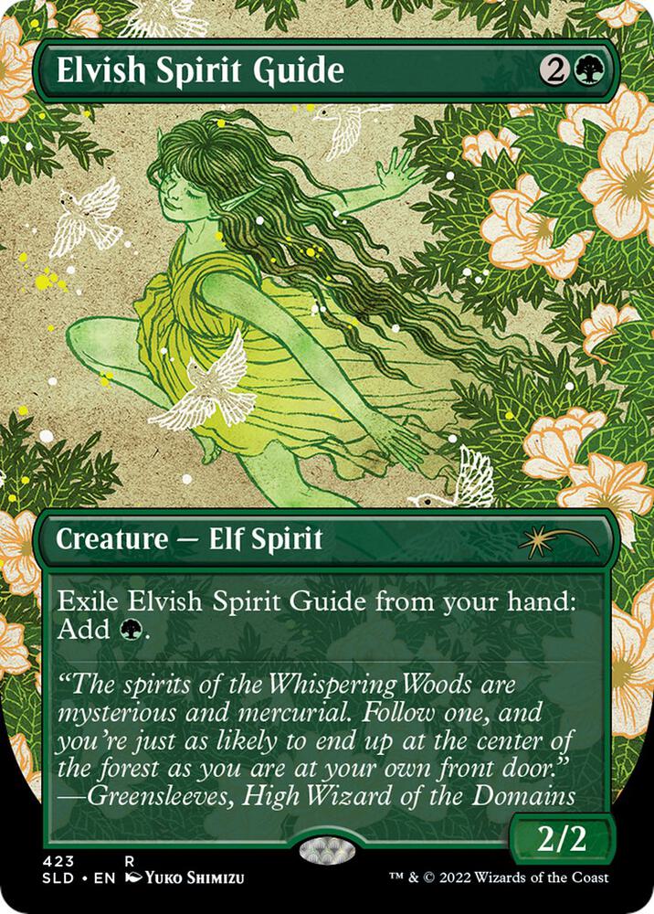 Elvish Spirit Guide Borderless (Secret Lair Drop Series) 