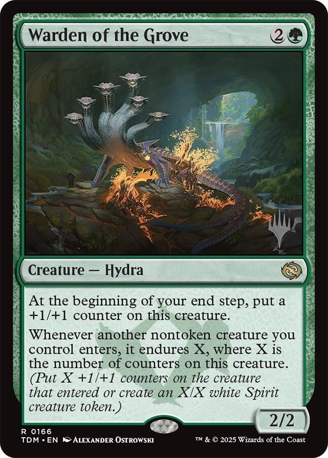 Warden of the Grove (Promo Pack: Tarkir: Dragonstorm)  - Foil