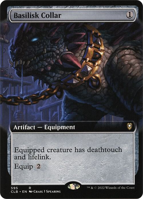 Basilisk Collar Extended Art (Commander Legends: Battle for Baldur's Gate) 