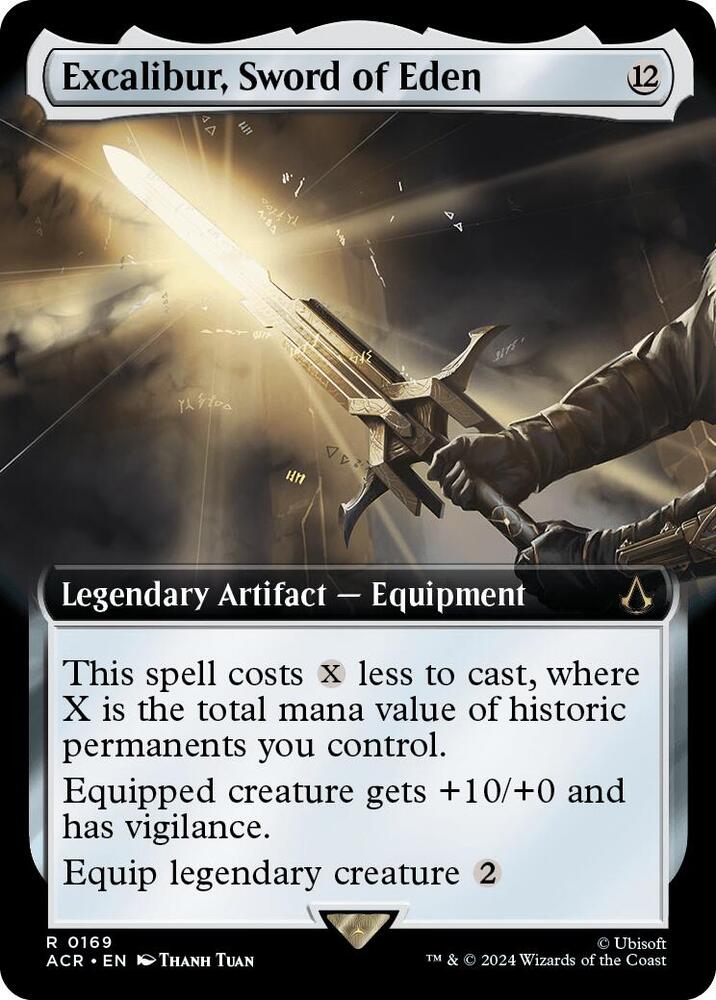 Excalibur Sword of Eden Extended Art (Universes Beyond: Assassin's Creed)  - Foil