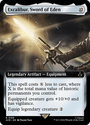 Excalibur Sword of Eden Extended Art (Universes Beyond: Assassin's Creed)  - Foil