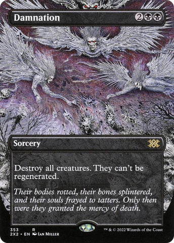 Damnation Borderless (Double Masters 2022)  - Foil