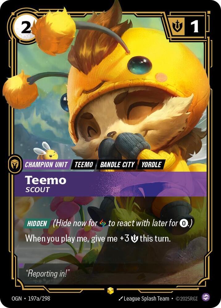 Teemo Scout Alternate Art (Origins)  - Foil