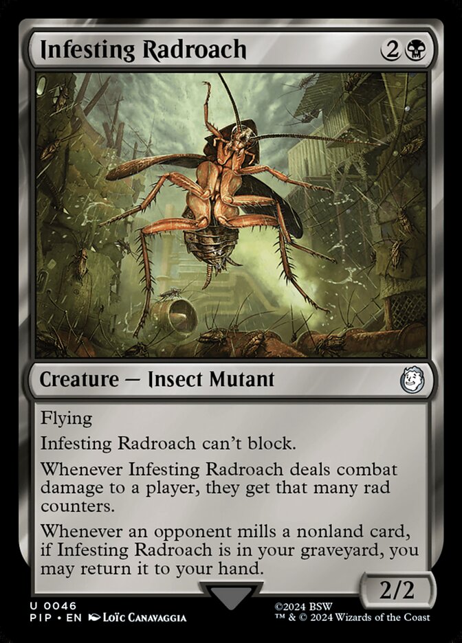 Infesting Radroach 46/326 (Universes Beyond: Fallout) 