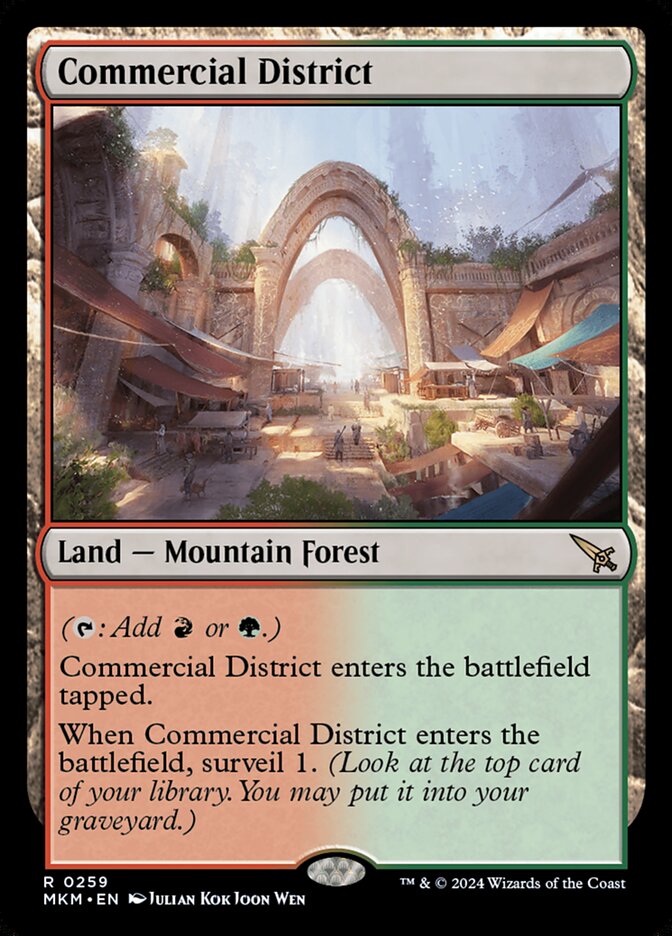 Commercial District (Murders at Karlov Manor)  - Foil