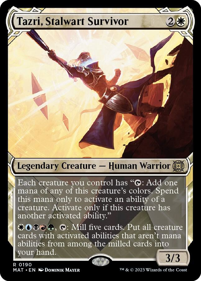 Tazri Stalwart Survivor Halo Foil (March of the Machine: The Aftermath)  - Foil