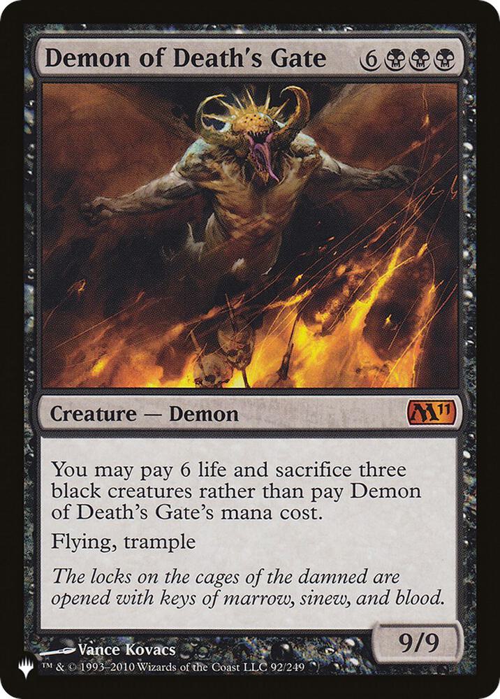 Demon of Deaths Gate (The List Reprints) 