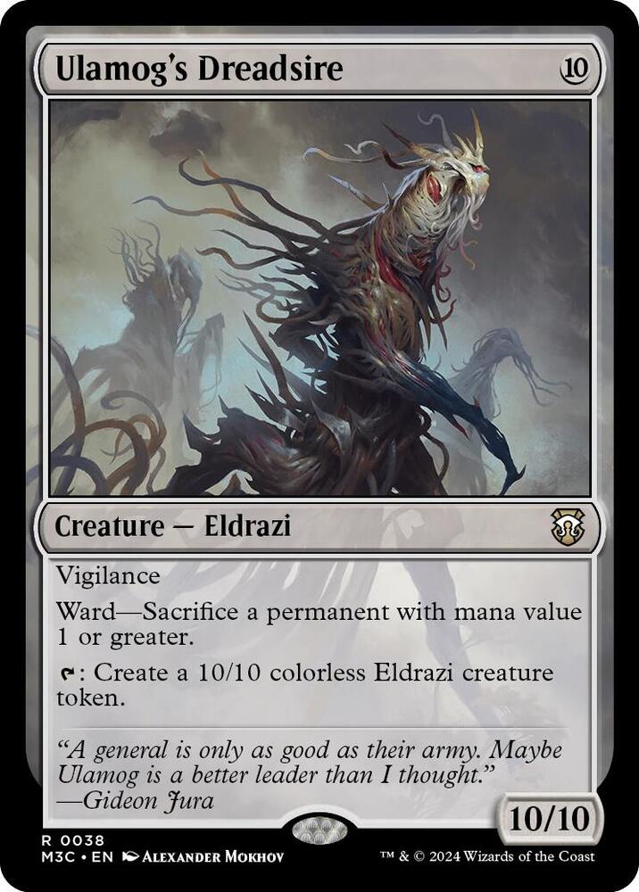 Ulamogs Dreadsire Ripple Foil (Commander: Modern Horizons 3)  - Foil