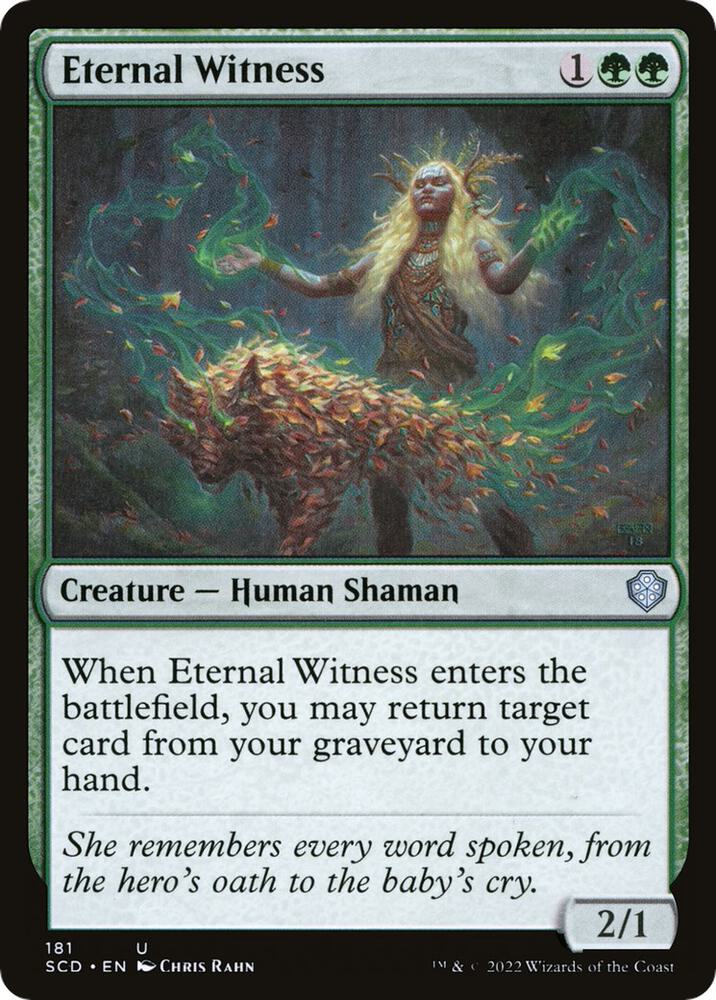 Eternal Witness 181/352 (Starter Commander Decks) 
