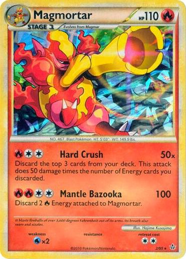 Magmortar 002/095 (Miscellaneous Cards & Products)  - Cracked Ice Holofoil