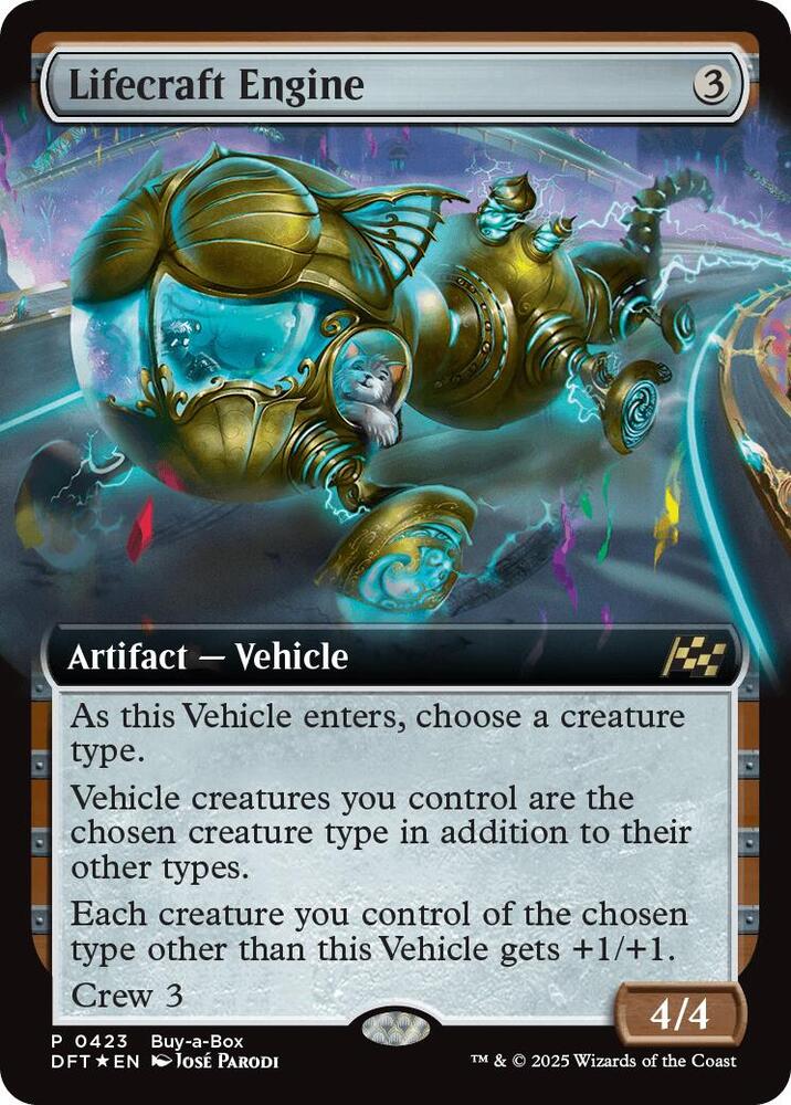 Lifecraft Engine Extended Art 423 (Buy-A-Box Promos)  - Foil