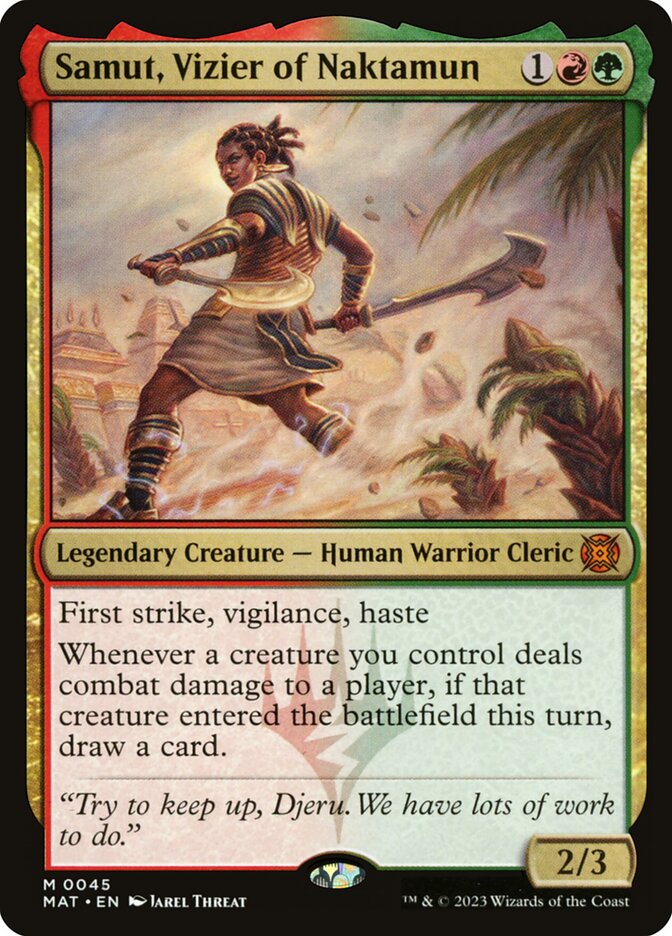Samut, Vizier of Naktamun 45 (March of the Machine: The Aftermath) 