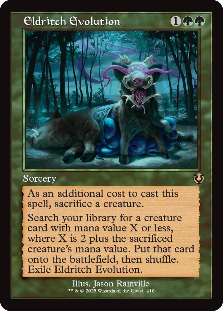 Eldritch Evolution Retro Frame (Innistrad Remastered)  - Foil