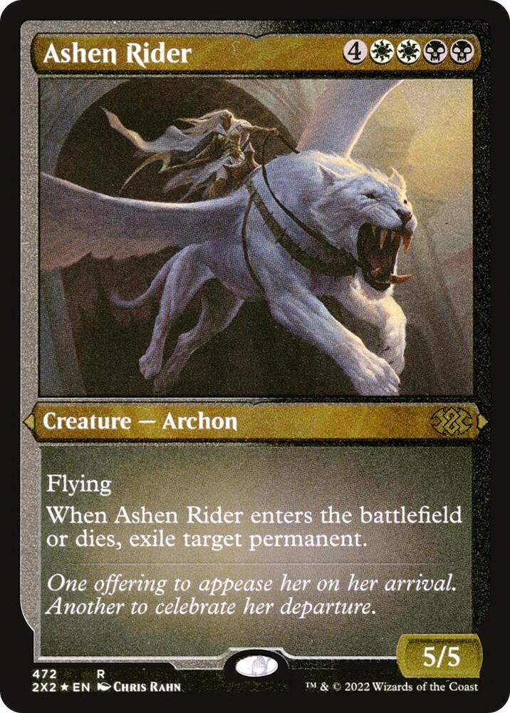 Ashen Rider Foil Etched (Double Masters 2022)  - Foil