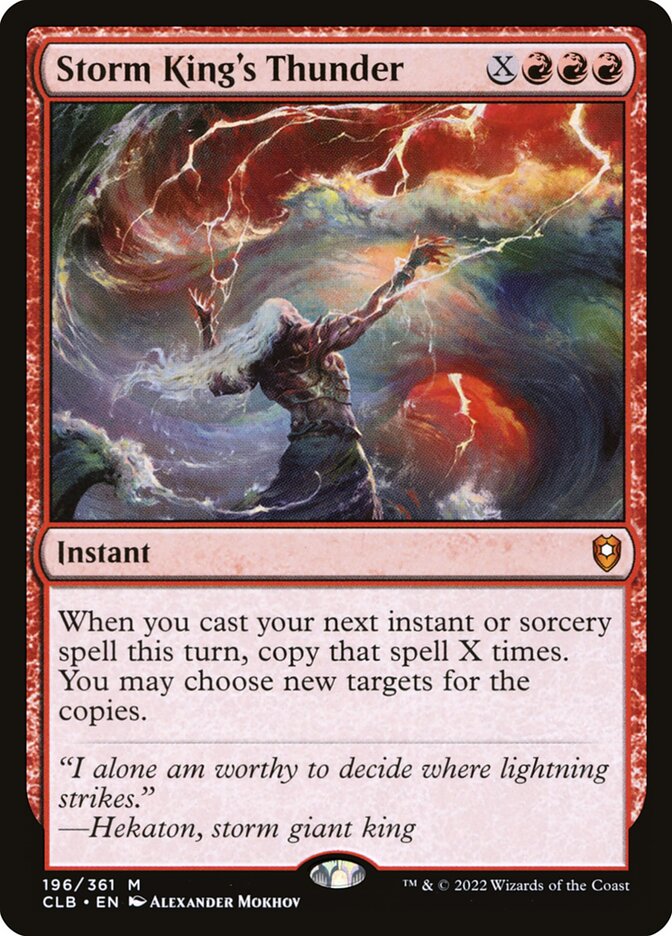 Storm King's Thunder (Commander Legends: Battle for Baldur's Gate)  - Foil