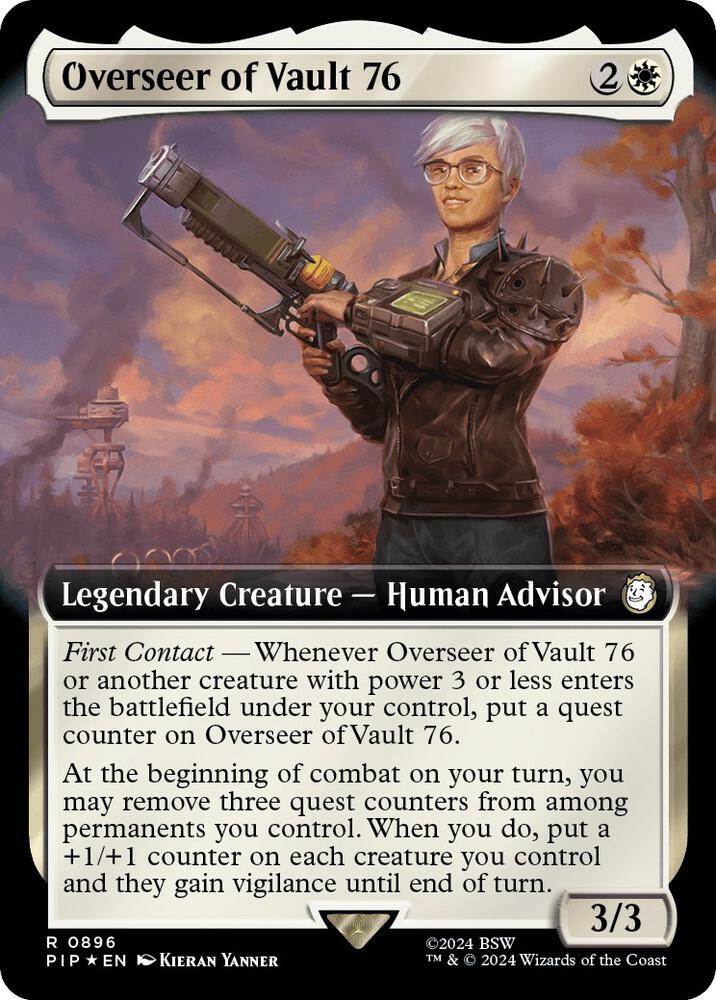 Overseer of Vault 76 Extended Art Surge Foil (Universes Beyond: Fallout)  - Foil