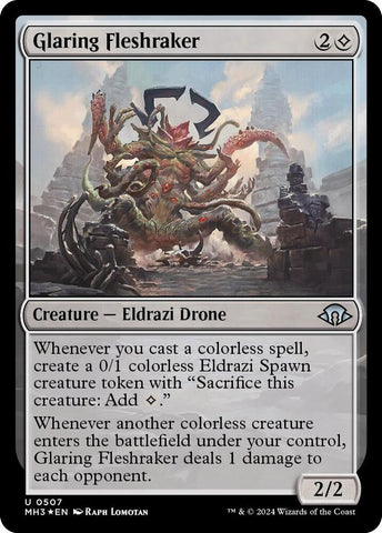 Glaring Fleshraker Ripple Foil (Modern Horizons 3)  - Foil