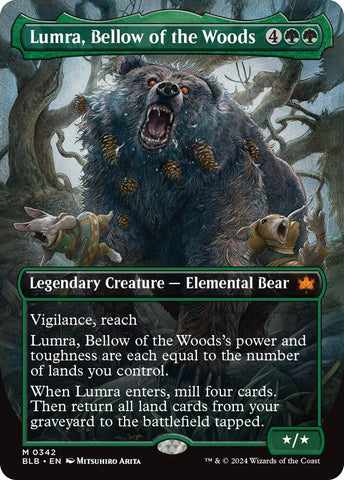 Lumra Bellow of the Woods Borderless 0342 (Bloomburrow) 