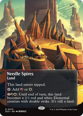 Needle Spires  75/45 (Edge of Eternities: Stellar Sights)  - Borderless