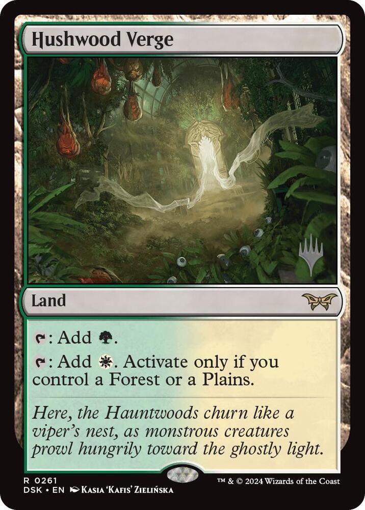 Hushwood Verge (Promo Pack: Duskmourn: House of Horror)  - Foil