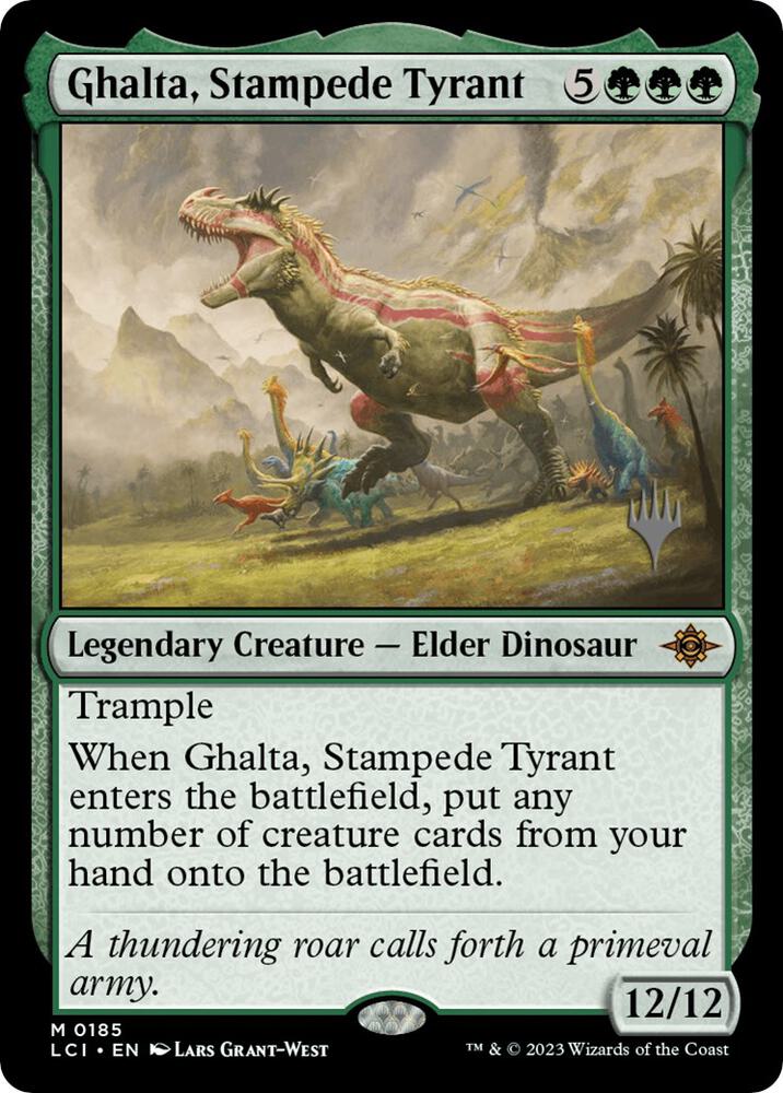 Ghalta Stampede Tyrant (Promo Pack: The Lost Caverns of Ixalan) 