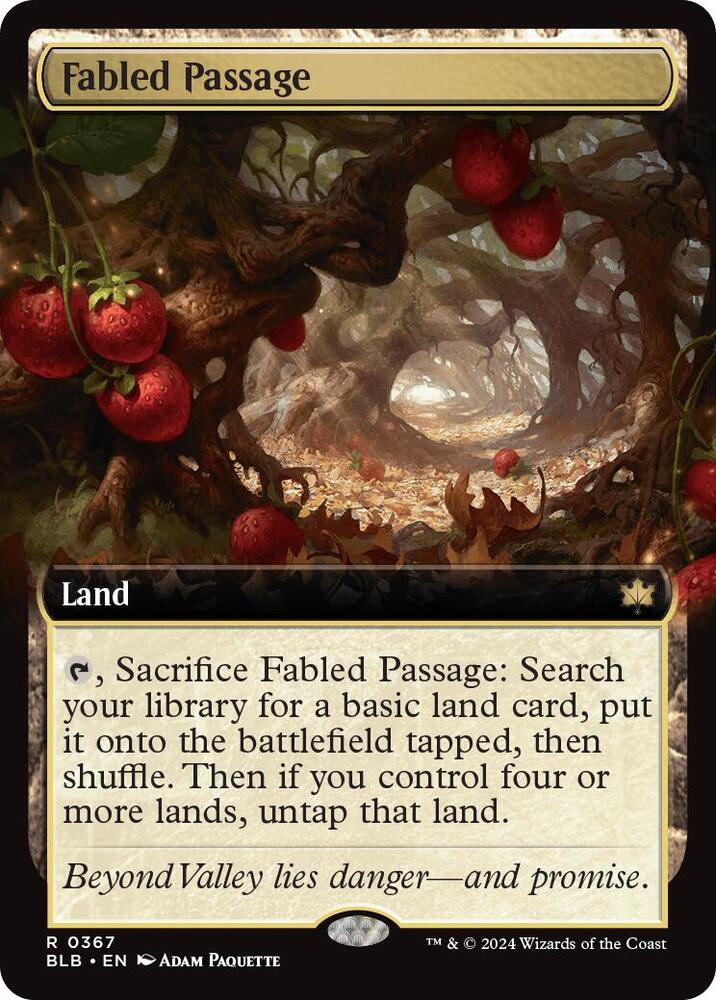 Fabled Passage 367 (Bloomburrow)  - Extended Art Foil