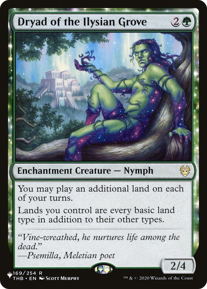 Dryad of the Ilysian Grove 169/254 (The List Reprints) 