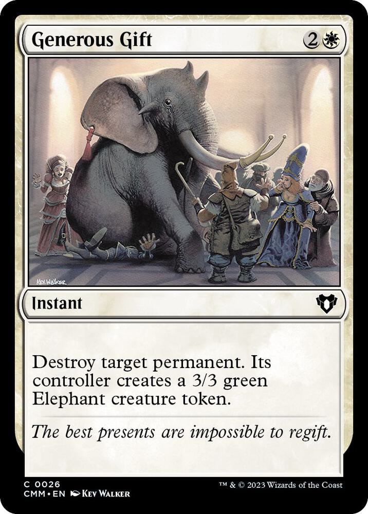 Generous Gift (Commander Masters)  - Foil