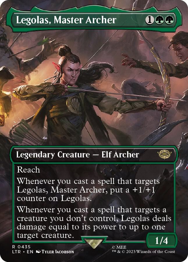 Legolas Master Archer Borderless (Universes Beyond: The Lord of the Rings: Tales of Middle-earth)  - Foil