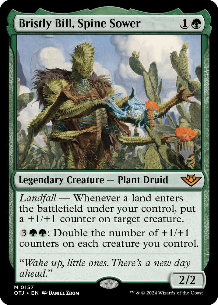 Bristly Bill Spine Sower 157 (Promo Pack: Outlaws of Thunder Junction) 
