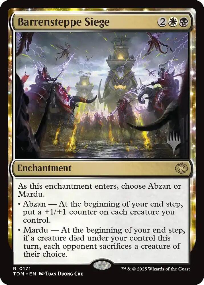 Barrensteppe Siege (Promo Pack: Tarkir: Dragonstorm)  - Foil