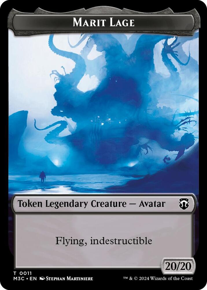 Marit Lage Ripple Foil Sand Warrior Double Sided Token (Commander: Modern Horizons 3)  - Foil