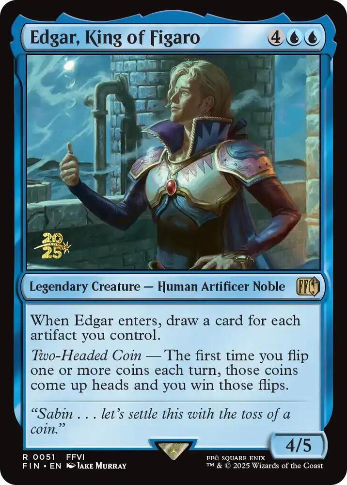 Edgar King of Figaro (Prerelease Cards)  - Foil