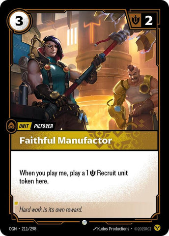 Faithful Manufactor (Origins)  - Foil