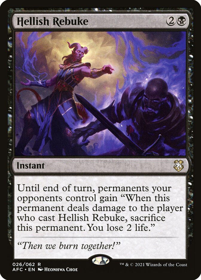 Hellish Rebuke 26 (Commander: Adventures in the Forgotten Realms) 