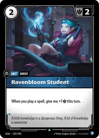 Ravenbloom Student (Origins)  - Foil
