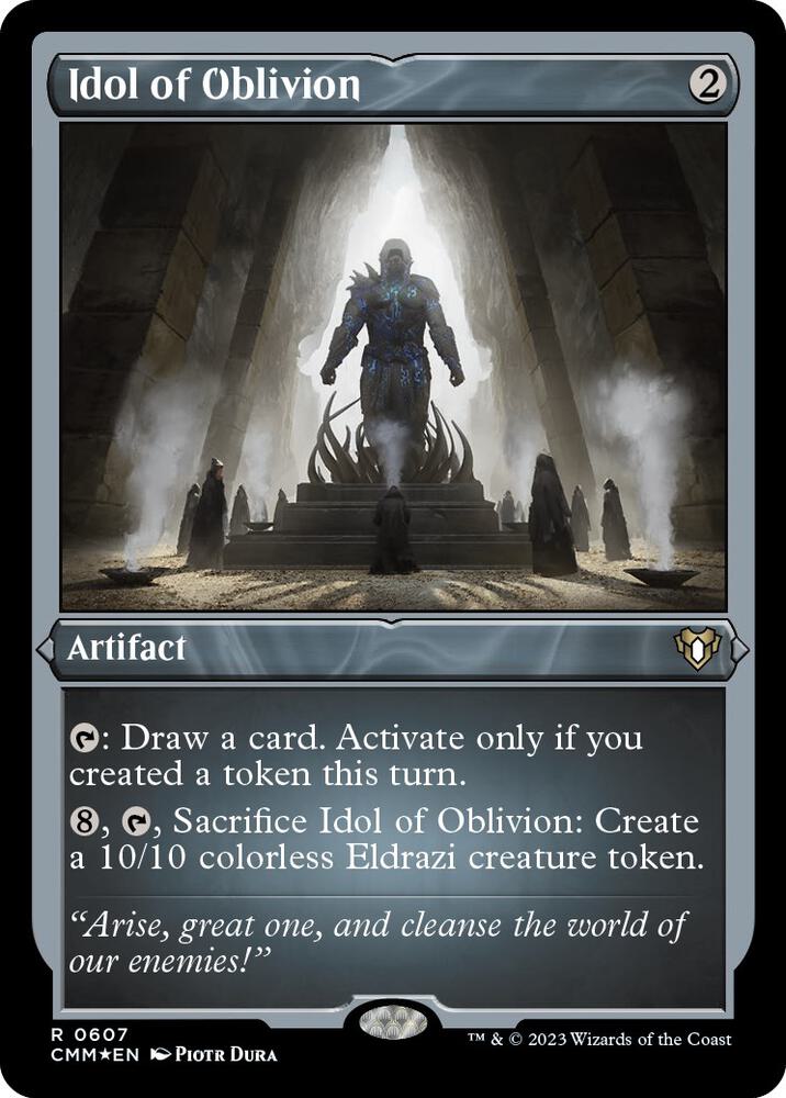 Idol of Oblivion Foil Etched (Commander Masters)  - Foil