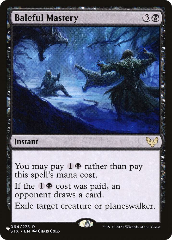 Baleful Mastery 064/275 (The List Reprints) 