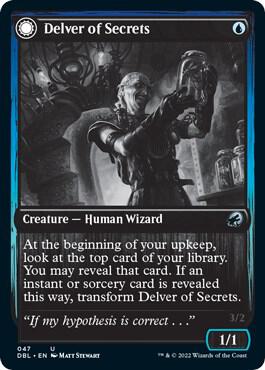 Delver of Secrets (Innistrad: Double Feature)  - Foil