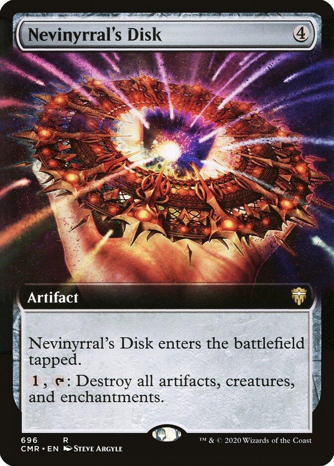 Nevinyrral's Disk 696 (Commander Legends)  - Extended Art Foil