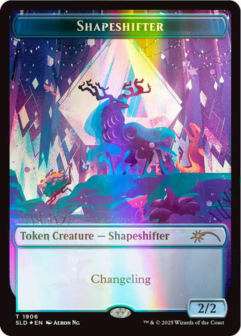 Shapeshifter Token 1906 Double Rainbow Foil (Secret Lair Drop Series)  - Foil