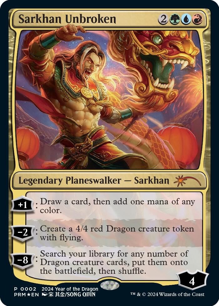 Sarkhan Unbroken 2/6 (Standard Showdown Promos)  - Foil