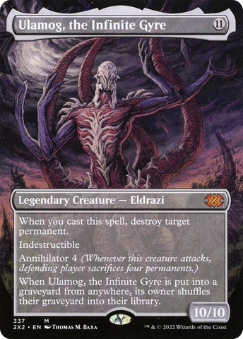 Ulamog the Infinite Gyre Borderless (Double Masters 2022)  - Foil