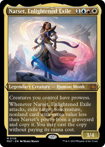 Narset, Enlightened Exile 138 (March of the Machine: The Aftermath)  - Etched Foil