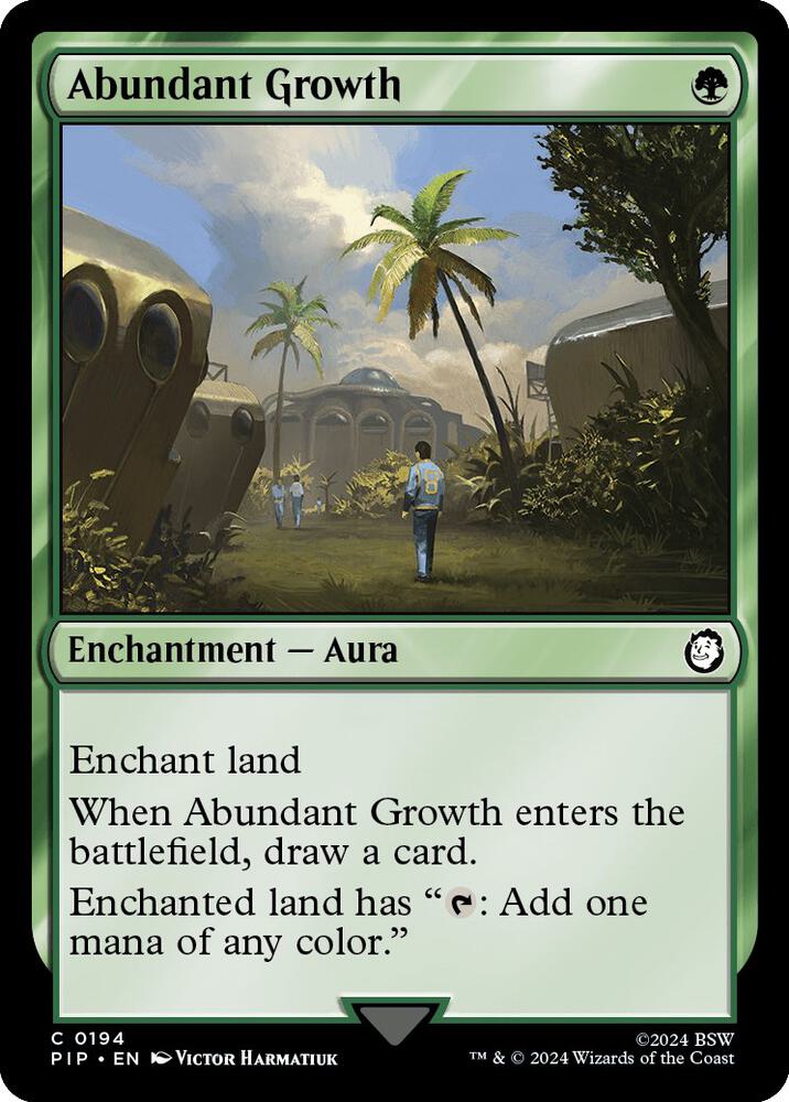 Abundant Growth 194/326 (Universes Beyond: Fallout) 