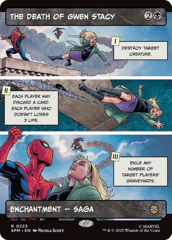 The Death of Gwen Stacy Borderless (Marvel's Spider-Man) 